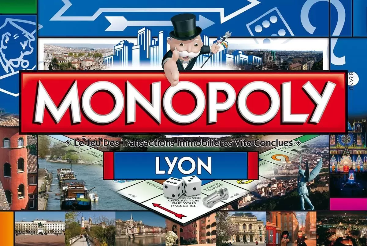 Monopoly des Régions & villes - Monopoly Lyon (Edition 2012)