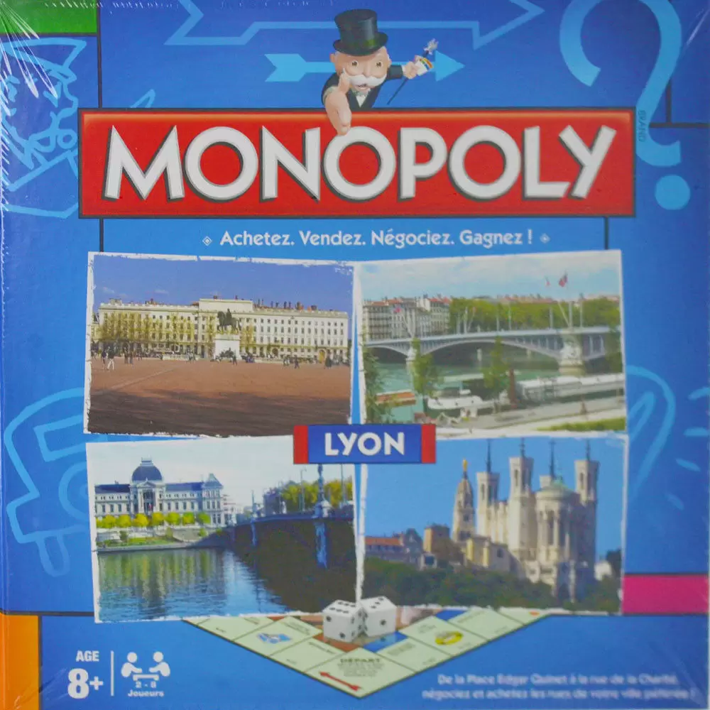 Monopoly des Régions & villes - Monopoly Lyon (Edition 2014)