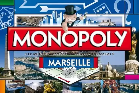 Monopoly des Régions & villes - Monopoly Marseille (Edition 2010)