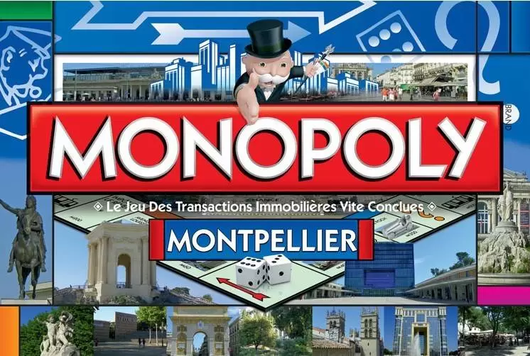 Monopoly des Régions & villes - Monopoly Montpellier (Edition 2007)