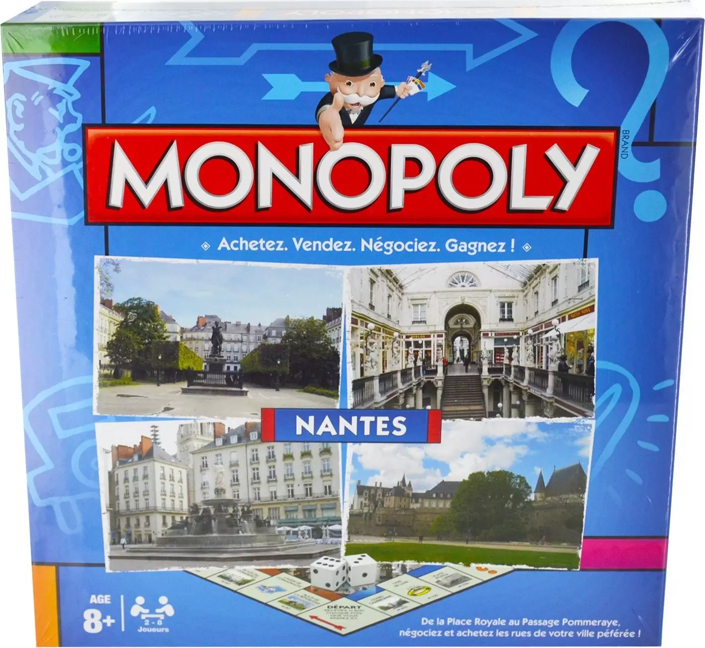 Monopoly des Régions & villes - Monopoly Nantes (Edition 2014)