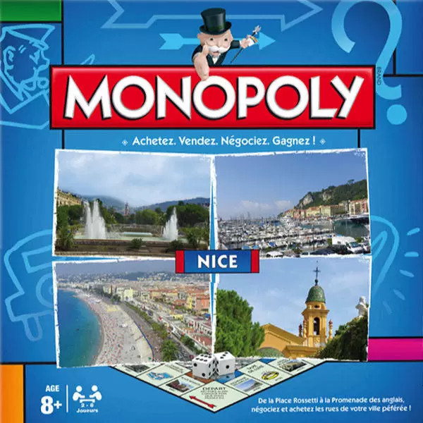 Monopoly des Régions & villes - Monopoly Nice (Edition 2014)
