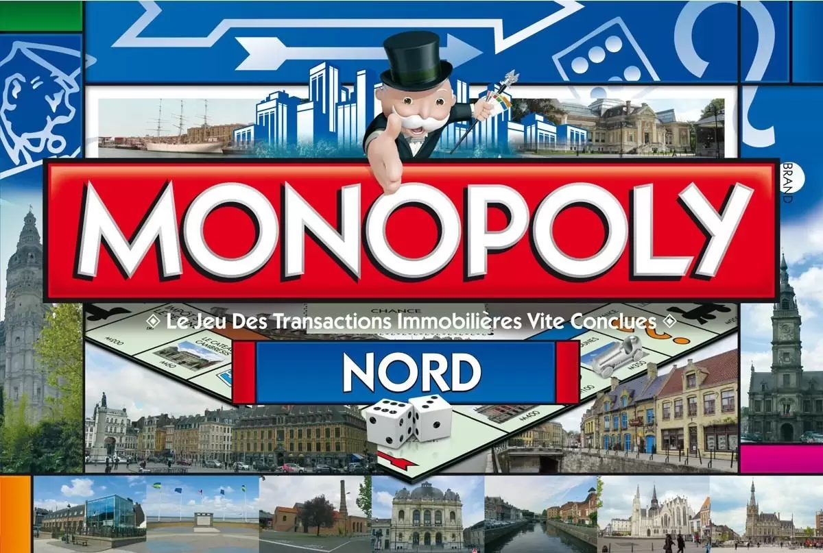 Monopoly des Régions & villes - Monopoly Nord