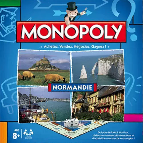 Monopoly des Régions & villes - Monopoly Normandie