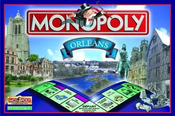 Monopoly des Régions & villes - Monopoly Orléans