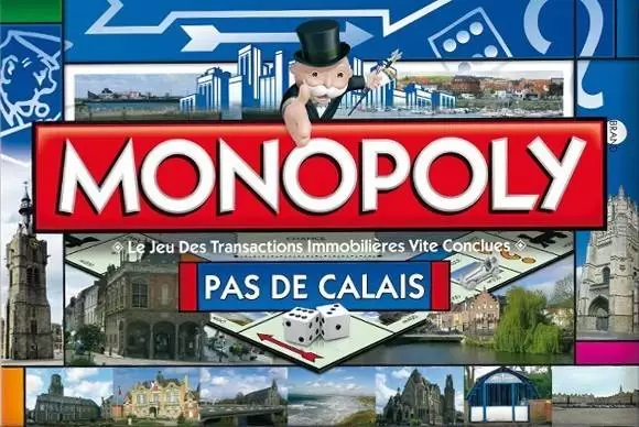 Monopoly des Régions & villes - Monopoly Pas-de-Calais