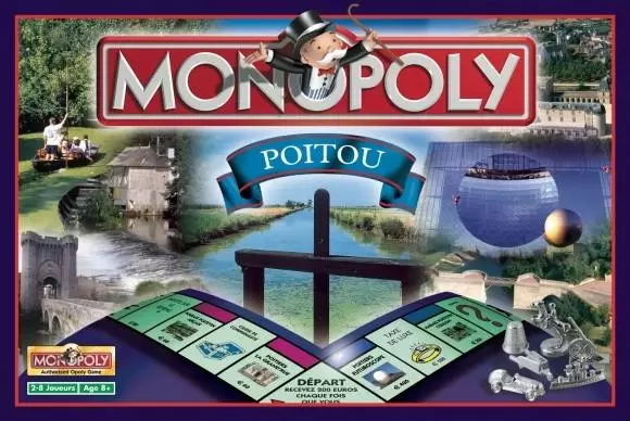 Monopoly des Régions & villes - Monopoly Poitou