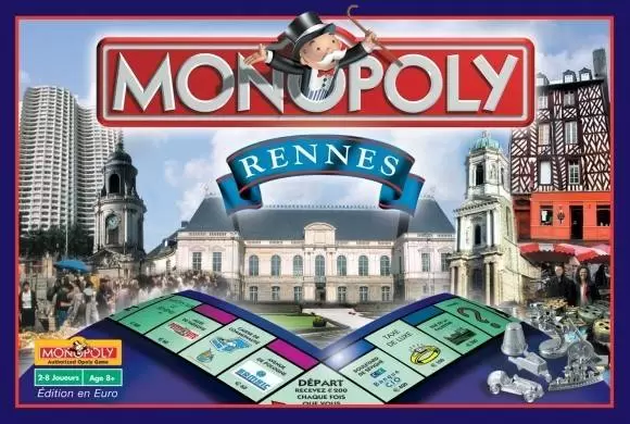 Monopoly des Régions & villes - Monopoly Rennes