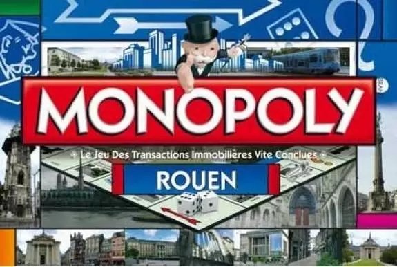 Monopoly des Régions & villes - Monopoly Rouen