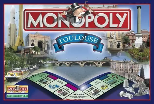 Monopoly des Régions & villes - Monopoly Toulouse (Edition 2002)