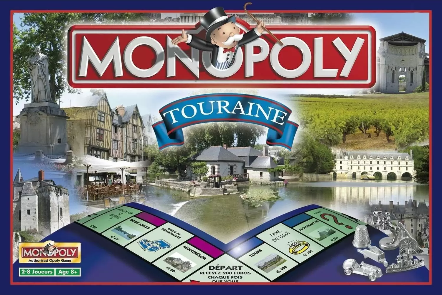 Monopoly des Régions & villes - Monopoly Touraine