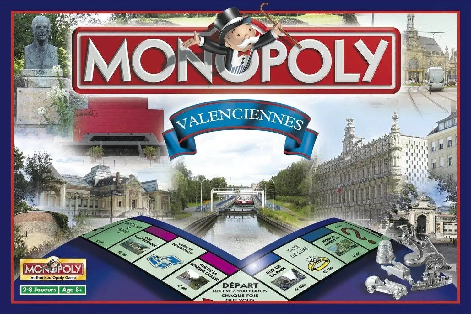 Monopoly des Régions & villes - Monopoly Valenciennes