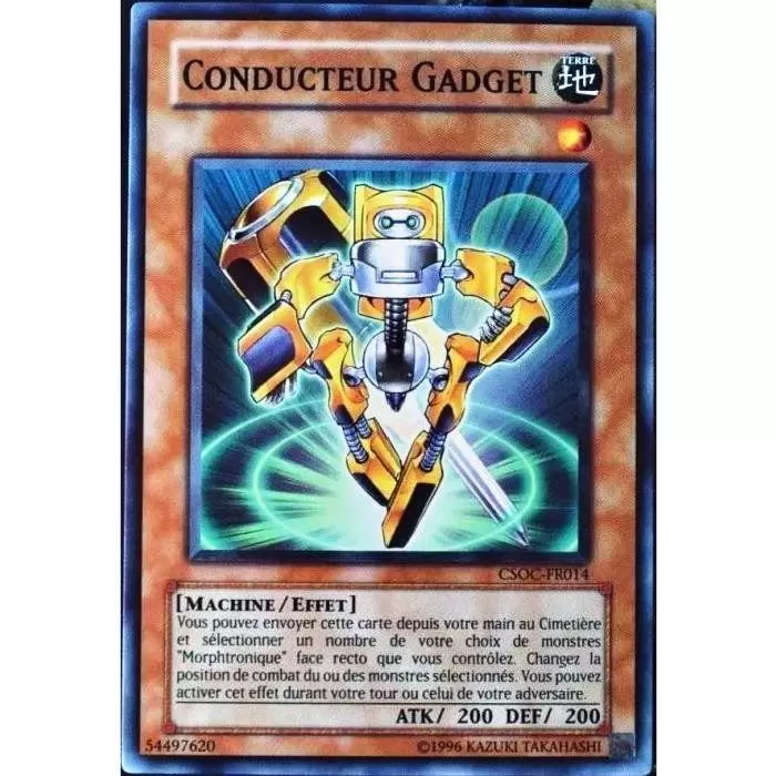 La Croisée du Chaos CSOC - Conducteur Gadget