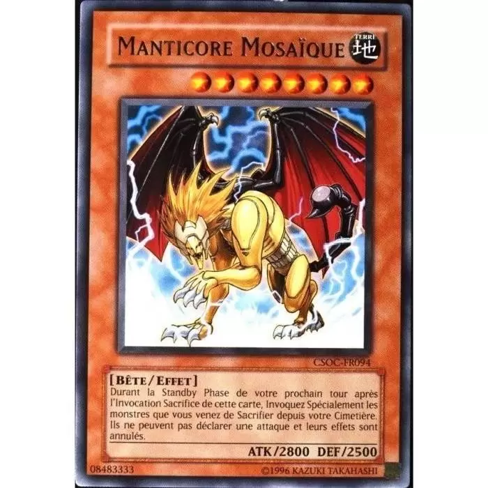 La Croisée du Chaos CSOC - Manticore Mosaïque