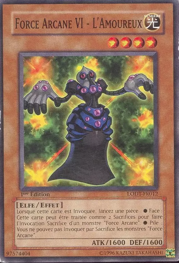 Lumière de la Destruction LODT - Force Arcane VI - L\'Amoureux