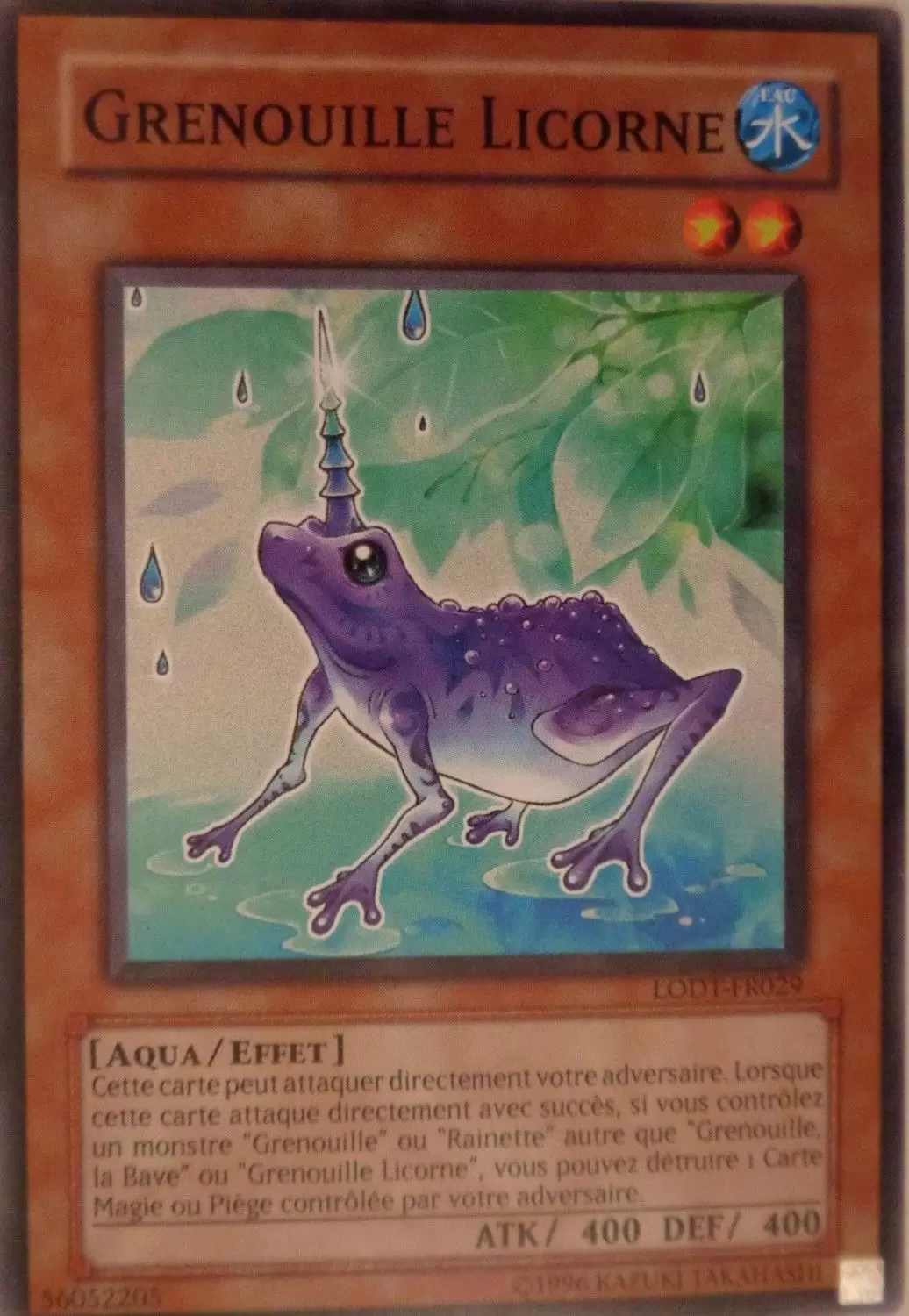 Lumière de la Destruction LODT - Grenouille Licorne