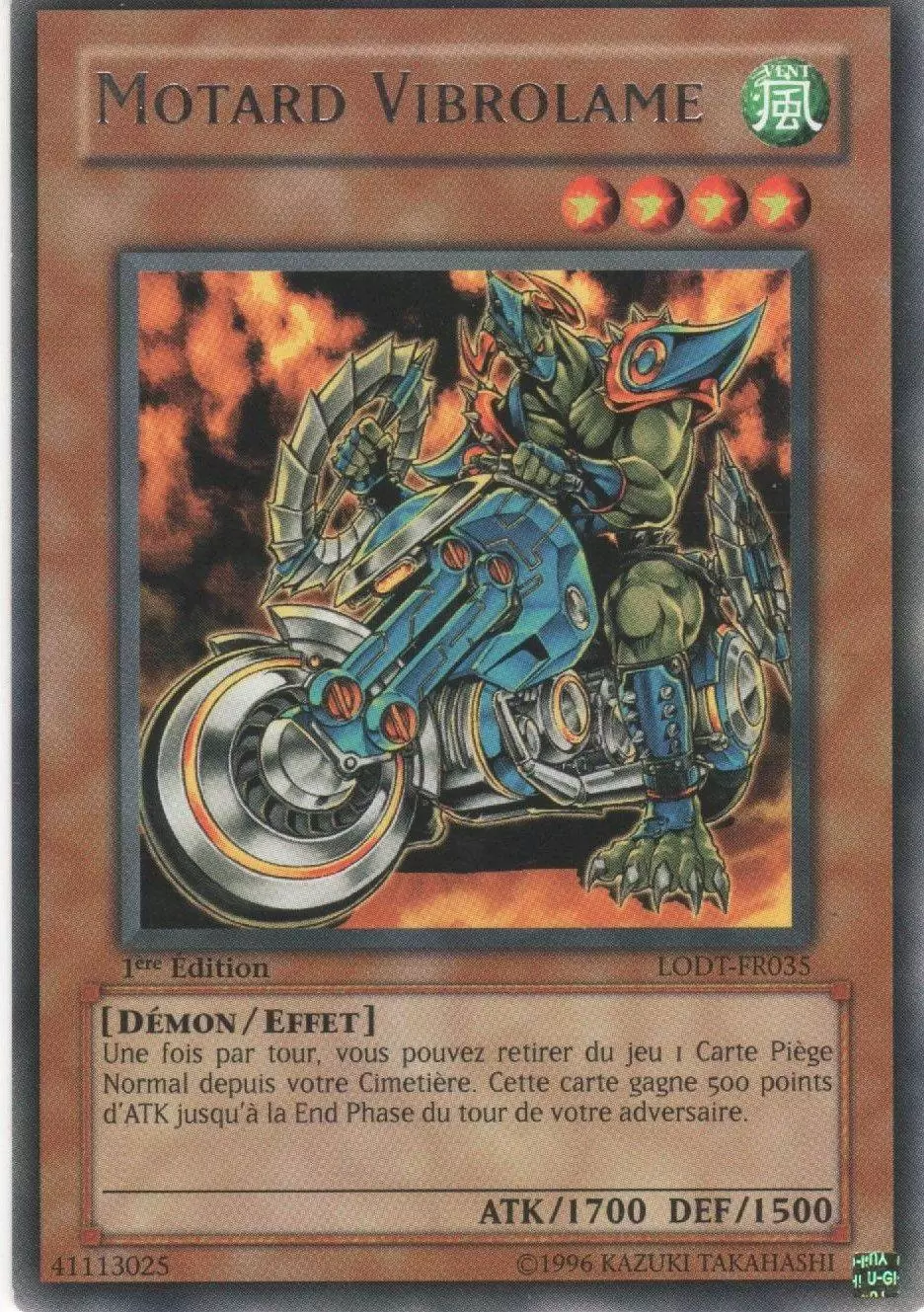 Lumière de la Destruction LODT - Motard Vibrolame