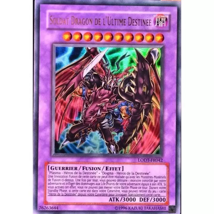 Lumière de la Destruction LODT - Soldat Dragon de l\'Ultime Destinée