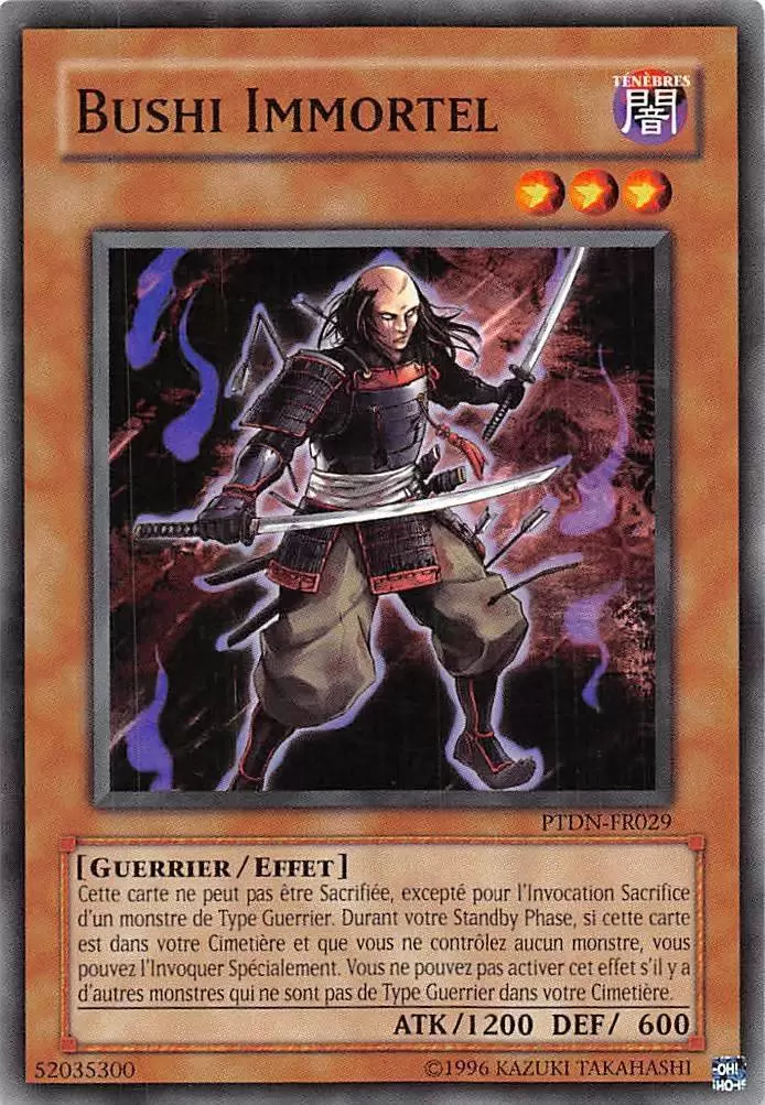 Ténèbres Fantômes PTDN - Bushi Immortel