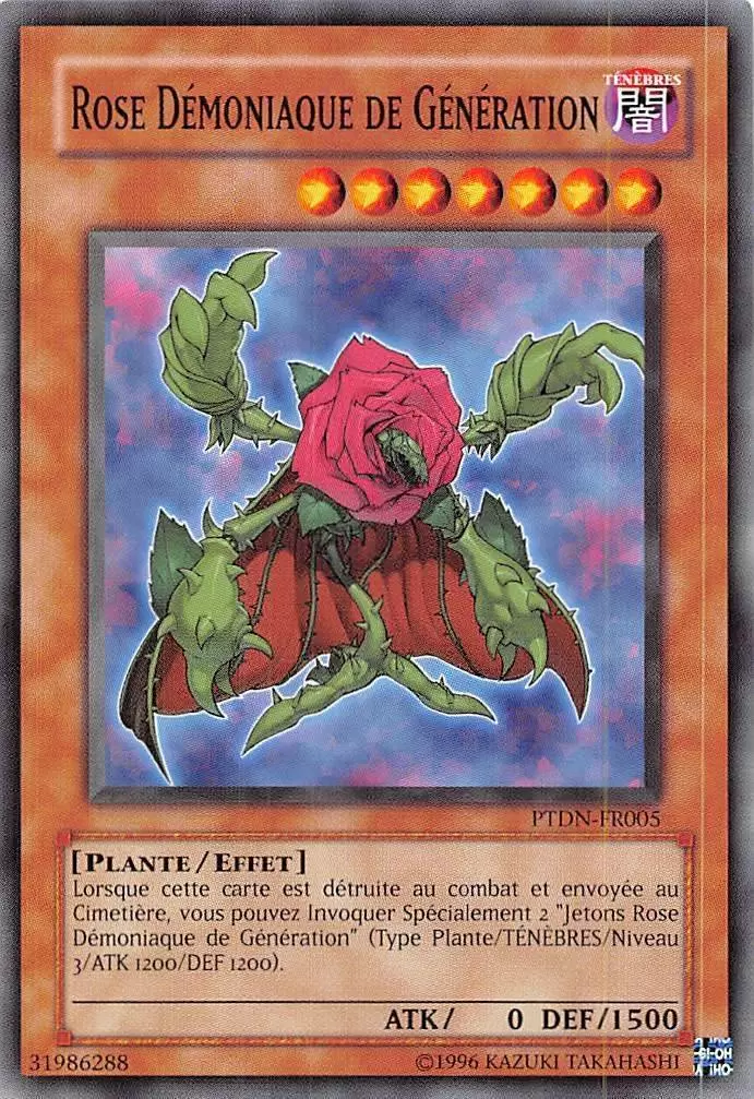 Ténèbres Fantômes PTDN - Rose Démoniaque de Génération