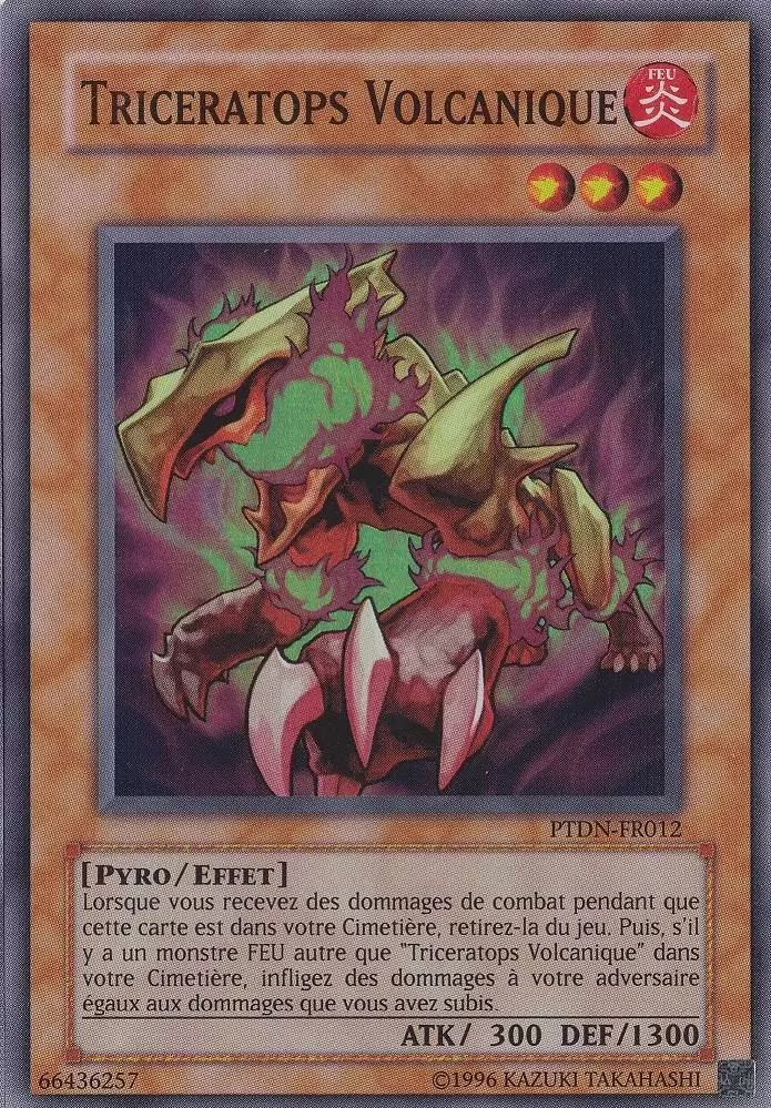Ténèbres Fantômes PTDN - Triceratops Volcanique