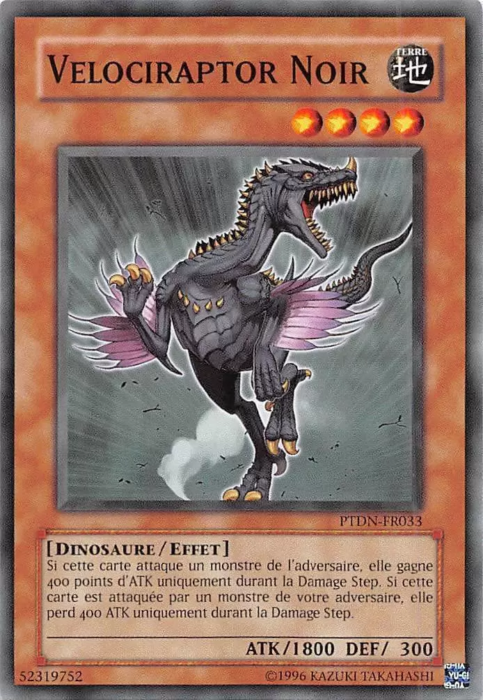 Ténèbres Fantômes PTDN - Velociraptor Noir