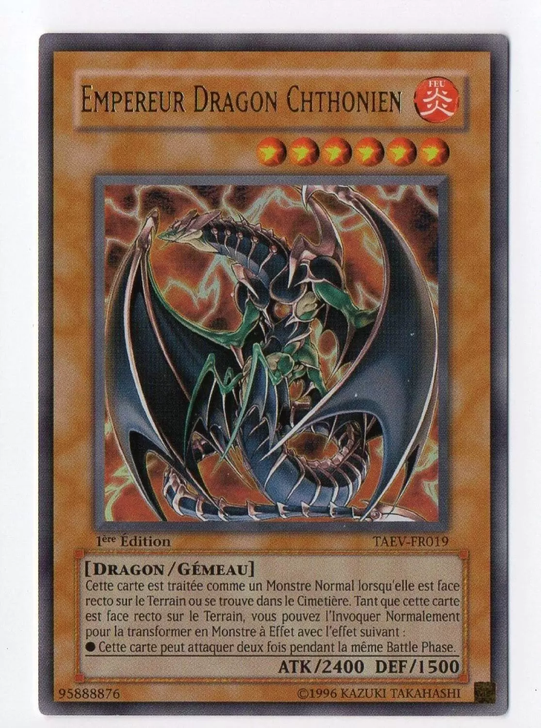 Evolution Tactique TAEV - Empereur Dragon Chthonien