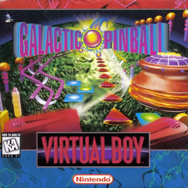 Nintendo Virtual Boy - Galactic Pinball