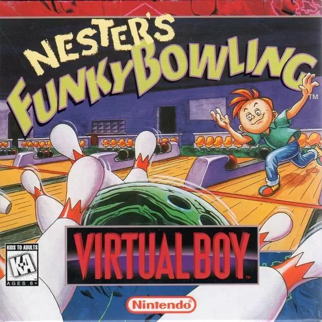 Virtual Boy Nintendo - Nester\'s Funky Bowling