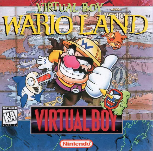 Virtual Boy Nintendo - Virtual Boy Wario Land