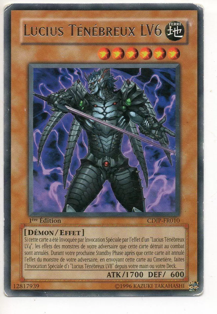 L\'Impact des Cyberténèbres CDIP - Lucius Ténébreux LV6