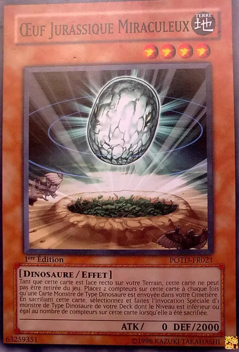 Puissance du Duelliste POTD - Oeuf Jurassique Miraculeux