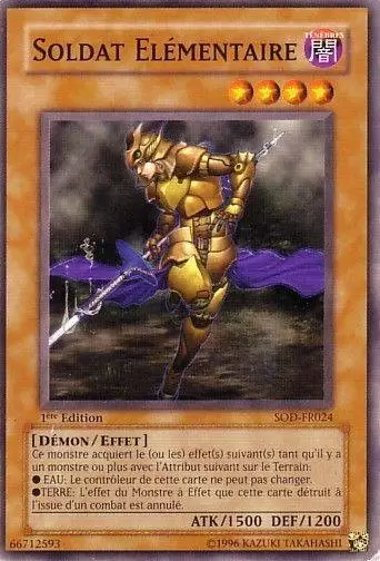L\'Âme du Duelliste SOD - Soldat Elémentaire