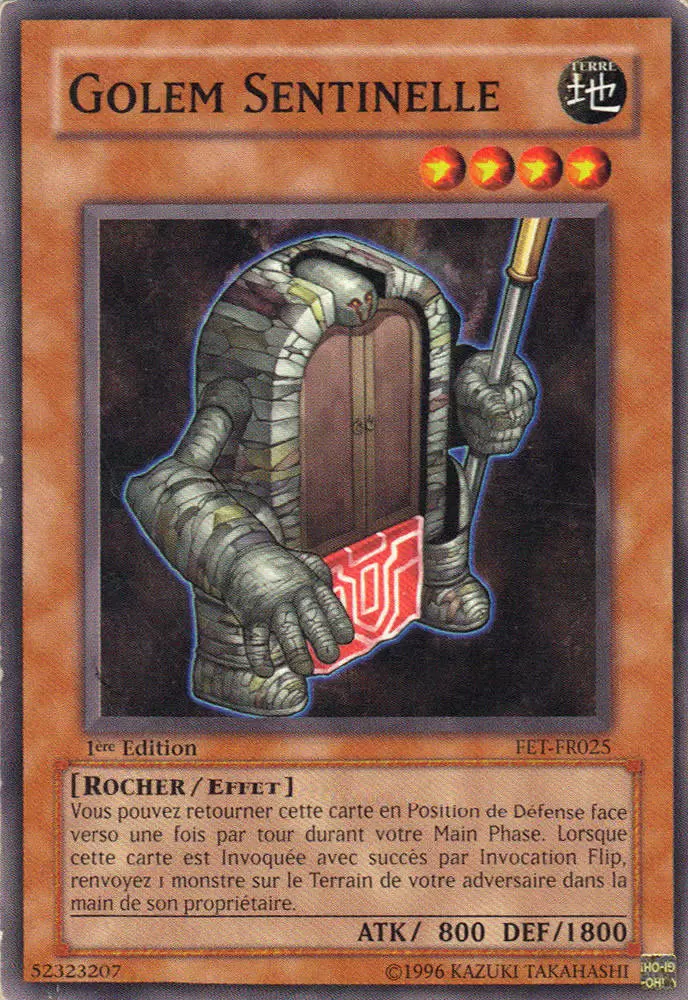 Eternité Brûlante FET - Golem Sentinelle