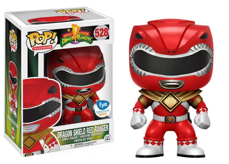 POP! Television - Mighty Morphin Power Ranger - Dragon Shield Red Ranger