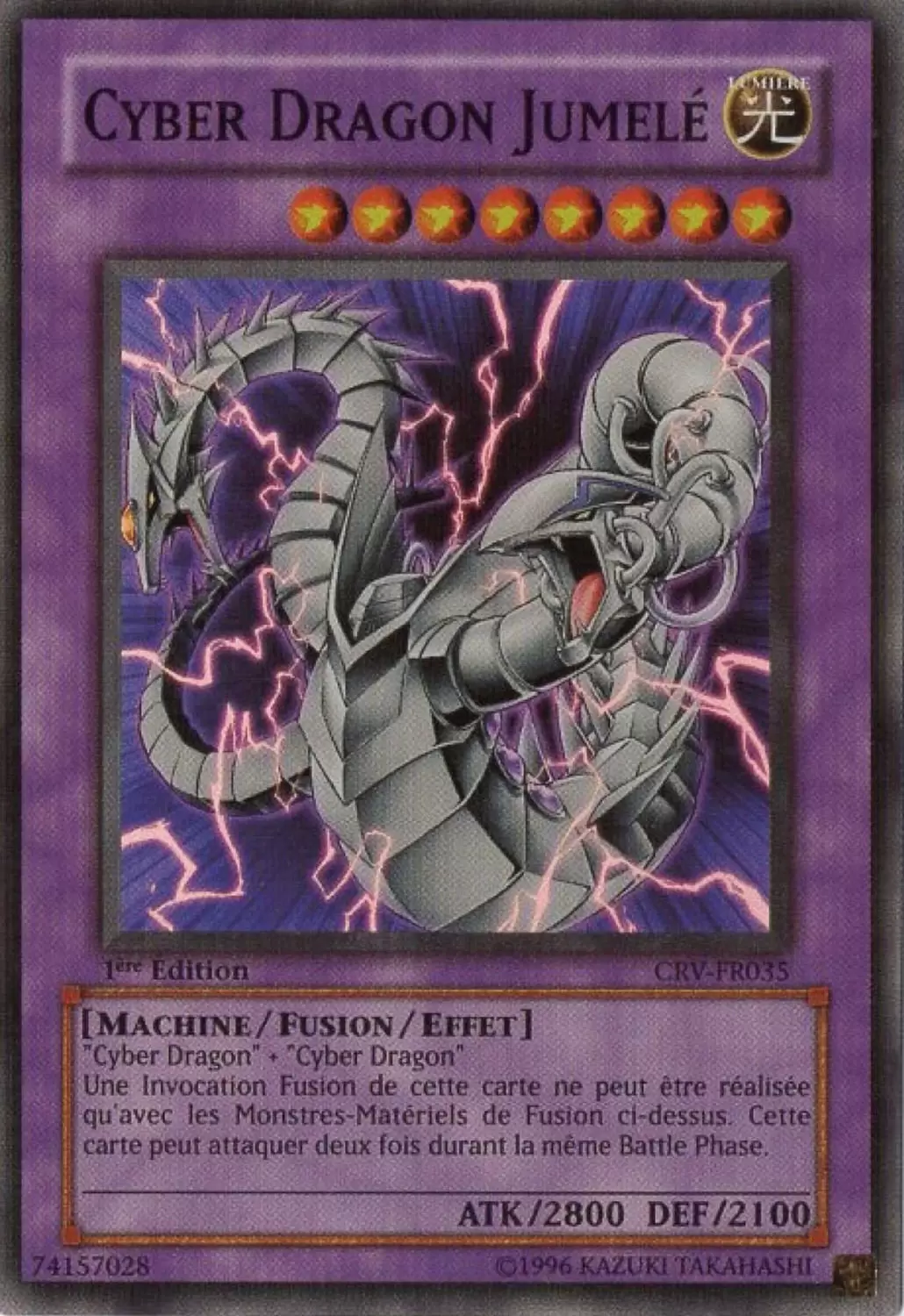 Révolution Cybernétique CRV - Cyber Dragon Jumelé