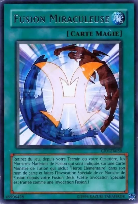 Révolution Cybernétique CRV - Fusion Miraculeuse