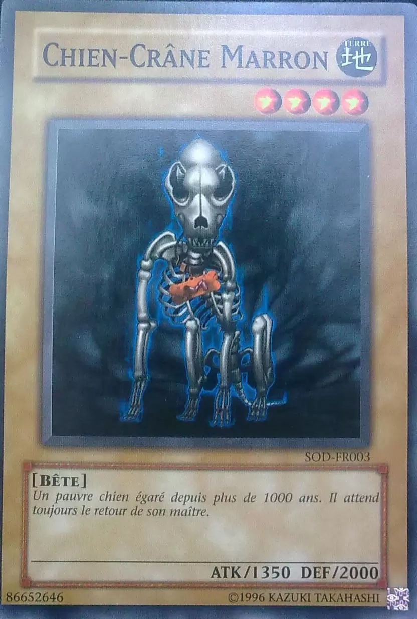 L\'Âme du Duelliste SOD - Chien-Crâne Marron