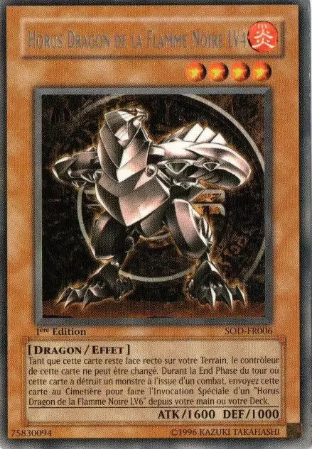 L\'Âme du Duelliste SOD - Horus Dragon de la Flamme Noire LV4