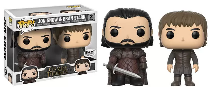 POP! Game of Thrones - Game of Thrones - Jon Snow & Bran Stark 2 Pack