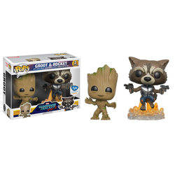 funko pop rocket and groot