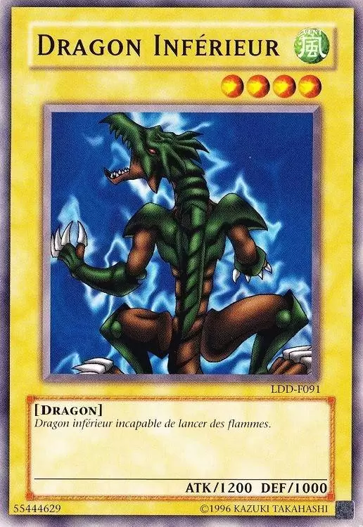 La Légende du Dragon Blanc aux Yeux Bleus LDD - Dragon Inférieur