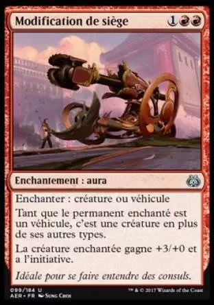 La Révolte Éthérique - Modification de siège