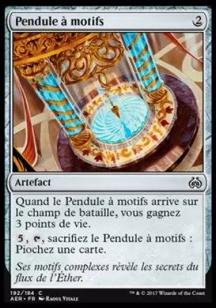 La Révolte Éthérique - Pendule à motifs