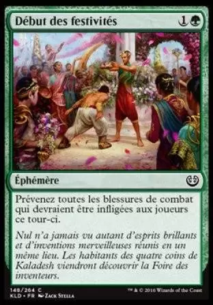 Kaladesh - Début des festivités