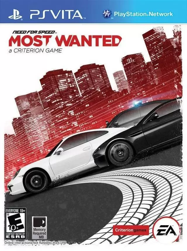 PS Vita Games - Need for Speed Most Wanted