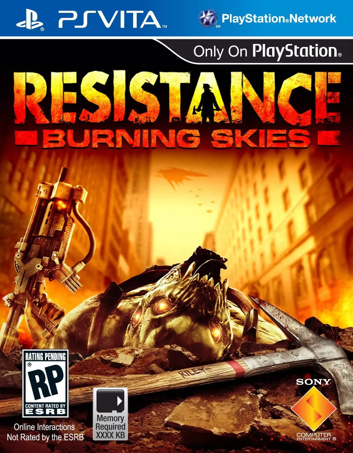 Jeux PS VITA - Resistance: Burning Skies