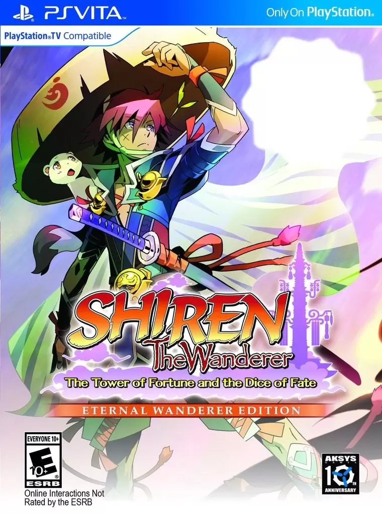 PS Vita Games - Shiren The Wanderer: The Tower of Fortune and the Dice of Fate Eternal Wanderer Edition