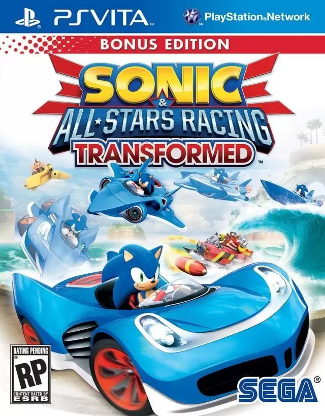 Jeux PS VITA - Sonic & All-Stars Racing Transformed
