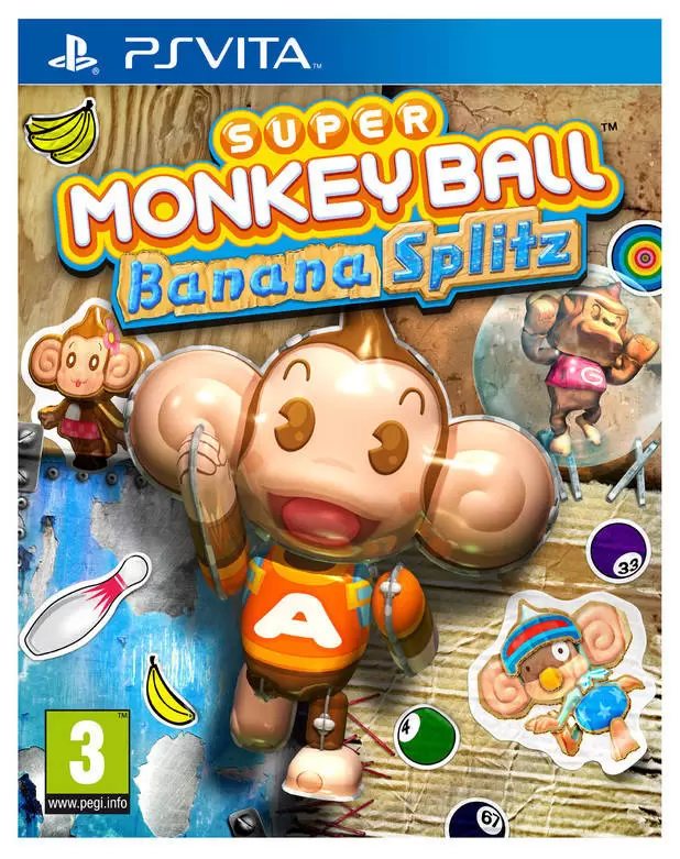 Jeux PS VITA - Super Monkey Ball: Banana Splitz